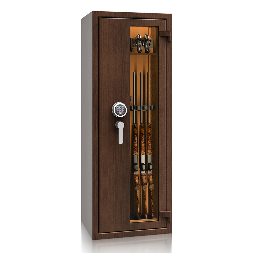 Prosklený trezor St. Gallen WF VITRINA KOMBI 56410.52S EL, wood line