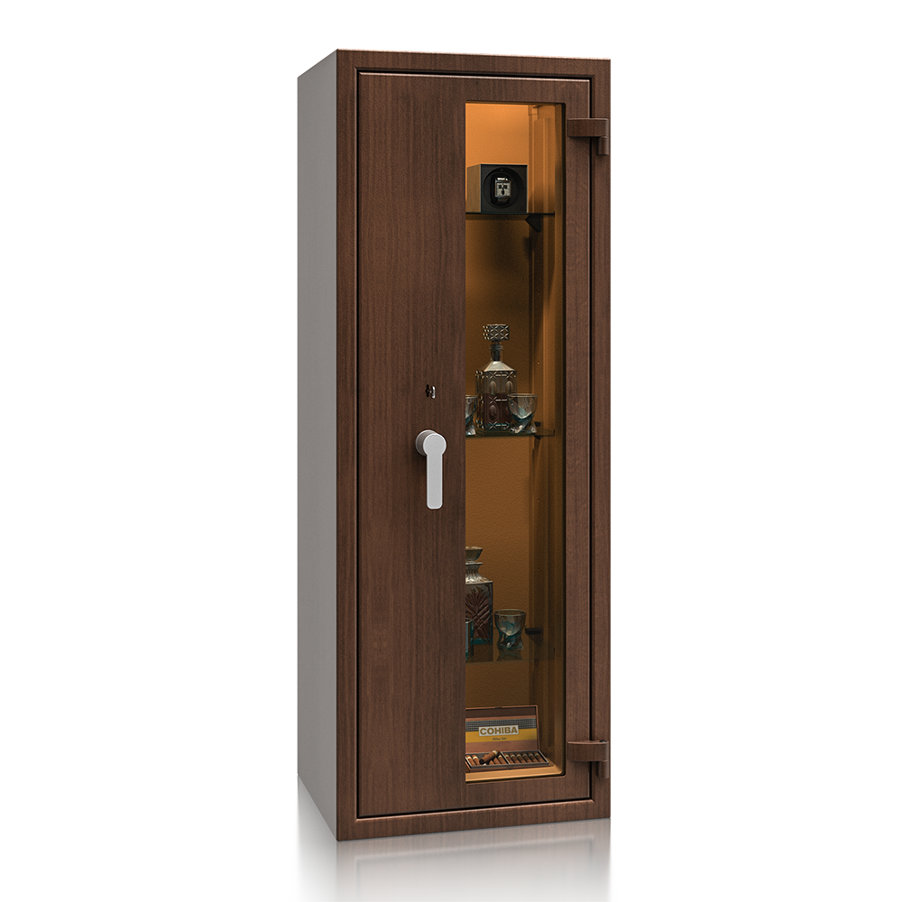 Prosklený trezor St. Gallen WF VITRINA 56412.01S KL, wood line