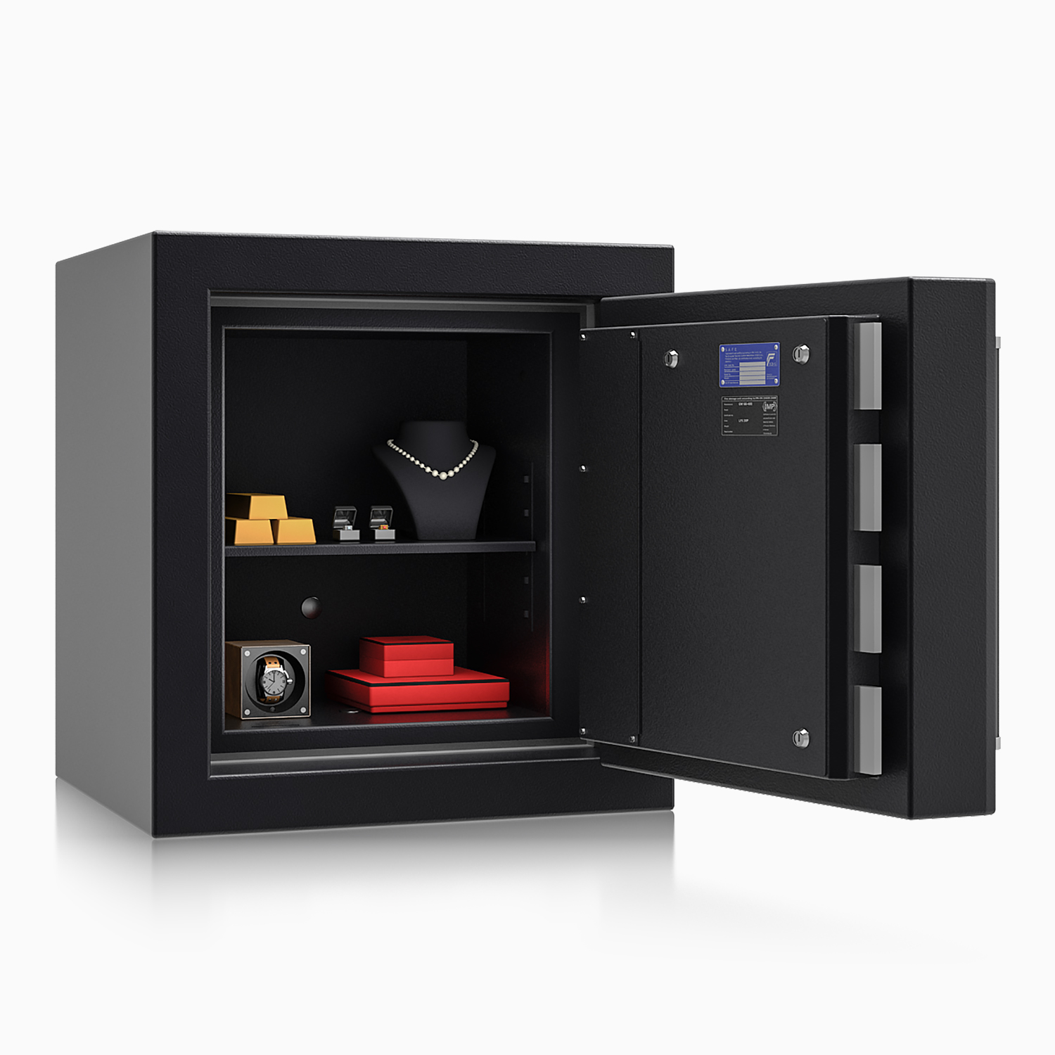 Trezor GENEVA 428000.21 KL, třída VI, černý